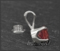 Preview: Anhänger 585 Gold Granat rot, 4,5,6,7mm